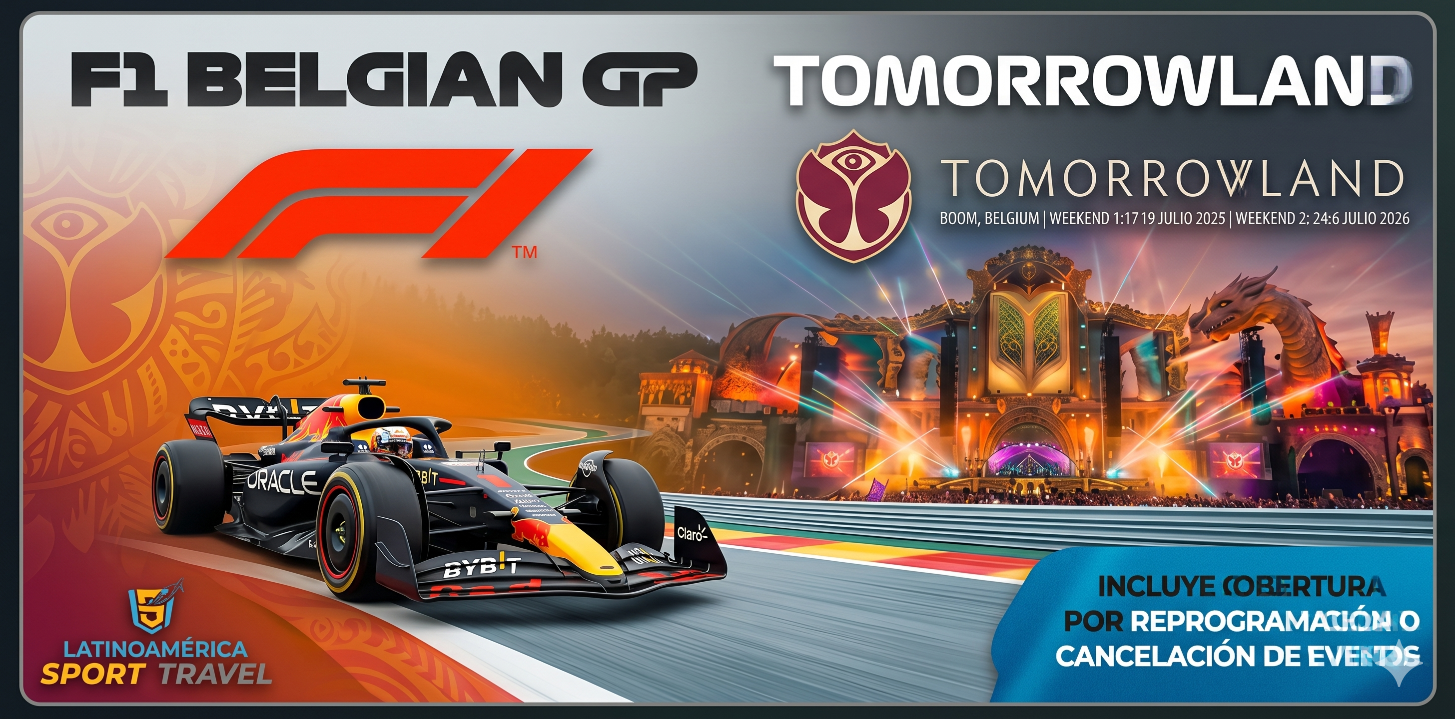 Tomorrowland + Formula 1 Bélgica